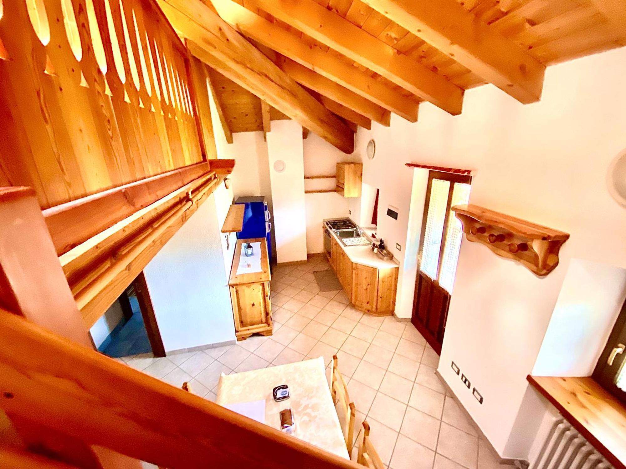 Apartament Attico Panoramico Con Soppalco Gignod Zewnętrze zdjęcie